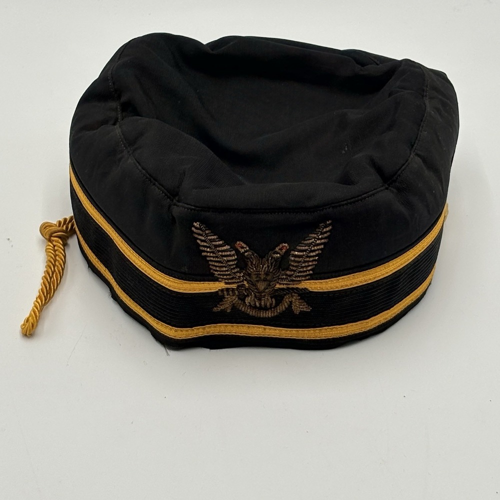 Wm Lehmberg 32nd Degree Scottish Rite Masonic Cap Size 7 1/4 Vintage